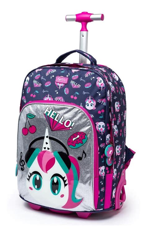 Mochila unicornio rodinha .